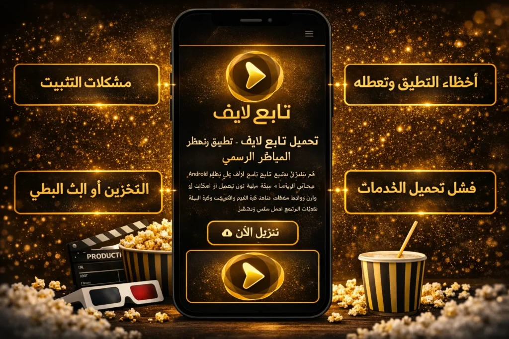 حلول سريعة للمشكلات الشائعة في موقع تابع لايف